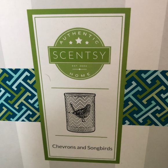 Scentsy Other New Scentsy Chevrons Song Birds Full Size Warmer Poshmark